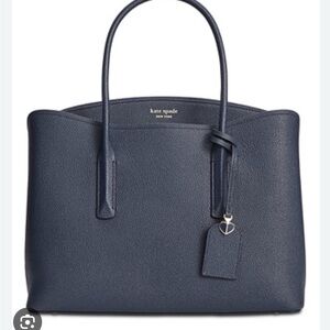 Kate Spade Margaux Large Satchel Navy